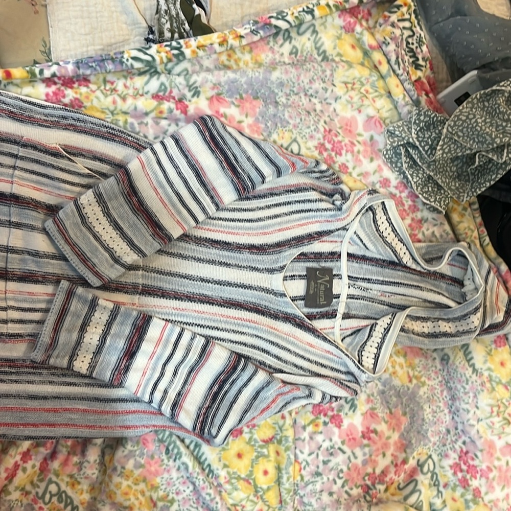 Natural reflections size small woven hoodie